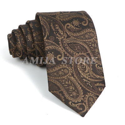 51 Styles Lipsud Meestele Paisley Lillelised Meeste Lipsud Roheline Punane Sinine Jacquard Kaelalips Aksessuaarid Igapäevaseks kandmiseks Cravat Pulmapeo Gif