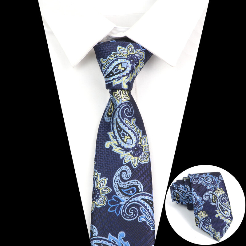 51 stila kaklasaites vīriešiem Paisley ziedu vīriešu kaklasaites zaļas sarkanas zilas žakarda kaklasaites aksesuāri ikdienas valkāšanai Cravat kāzu ballīte Gif