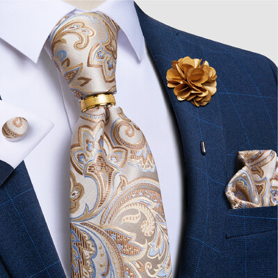 Cravate în carouri portocaliu, verde, verde, pentru bărbați, latime de 8 cm, petrecere de nuntă, pentru bărbați, cravată pentru gât, butoni, broșă cu inel de cravată