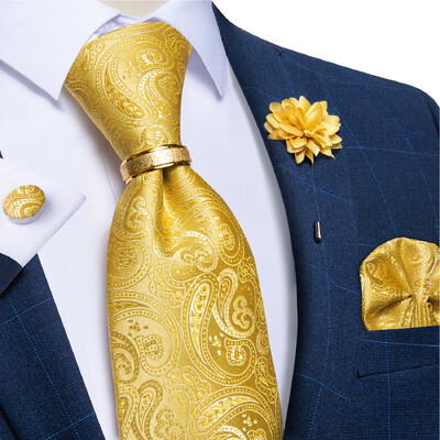 Cravate în carouri portocaliu, verde, verde, pentru bărbați, latime de 8 cm, petrecere de nuntă, pentru bărbați, cravată pentru gât, butoni, broșă cu inel de cravată