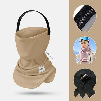 Μάσκα χειμερινού σκι Γυναικεία υπαίθρια αθλήματα Ορειβασία Σνόουμπορντ Σαλιάρες σκι Άνδρες Ζεστή χοντρή βελούδινη αντιανεμική μάσκα ιππασίας