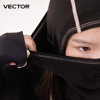 VECTOR Μάσκα χειμερινής ποδηλασίας Fleece Thermal Keep Warm Αντιανεμική μάσκα προσώπου ποδηλασίας Balaclava Μάσκα σκι Καπέλο σκι για ψάρεμα