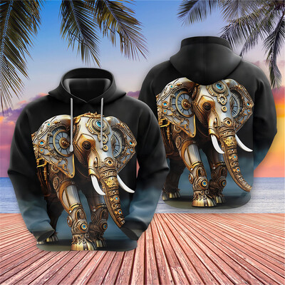 Vintage jenots Grafiski sporta krekli Steampunk Hasky Hoodies Vīriešiem Apģērbi Žirafe Dzīvnieks Treniņtērps Hip Hop Pet Hoody Y2k Topi