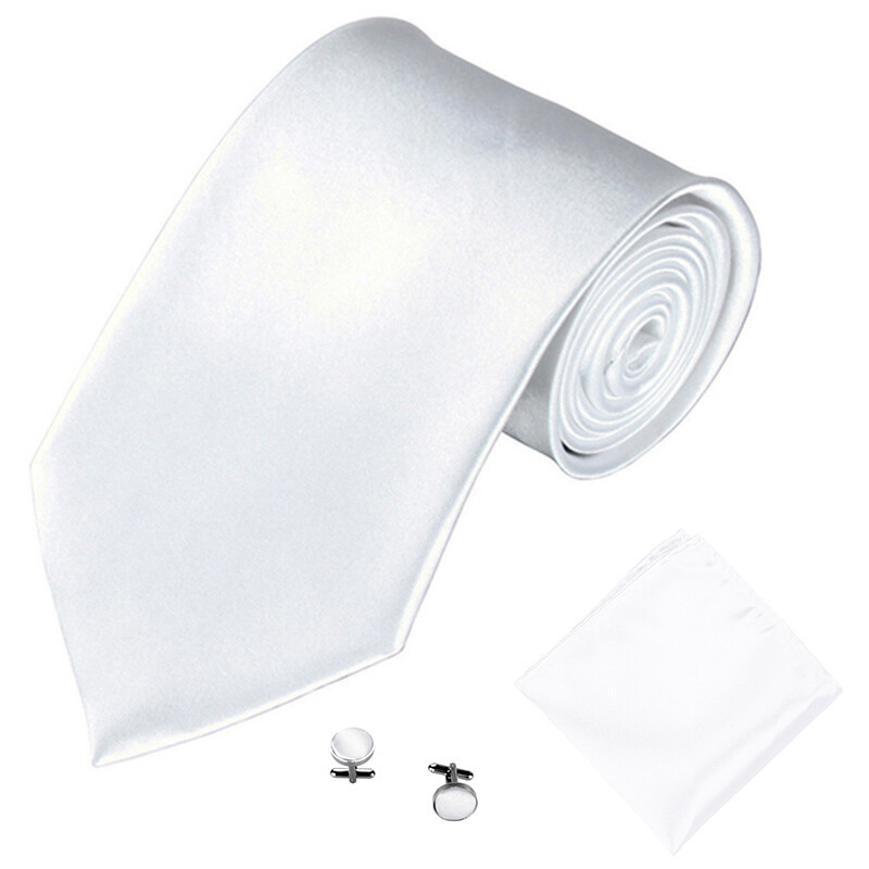 Módna sada kravat pre mužov a ženy, 10 cm, 4 palcové, svadobné doplnky, čierna, červená, modrá, sivá, zelená, ružová, manžetové gombíky, vreckovka do saka, sady kravat