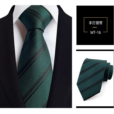 Μεταξωτές γραβάτες 8 εκ. Ανδρικό σχέδιο μόδας Γραβάτα ριγέ Γραβάτες για άντρες Πολυτελές Paisley Κόκκινο Πράσινο Πουκάμισο Γραβάτα γιακά Λαιμόκοψη Cravat Δώρα