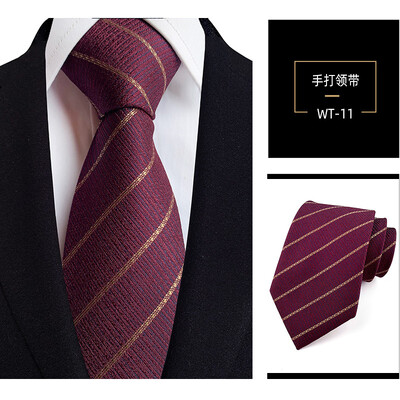 Μεταξωτές γραβάτες 8 εκ. Ανδρικό σχέδιο μόδας Γραβάτα ριγέ Γραβάτες για άντρες Πολυτελές Paisley Κόκκινο Πράσινο Πουκάμισο Γραβάτα γιακά Λαιμόκοψη Cravat Δώρα