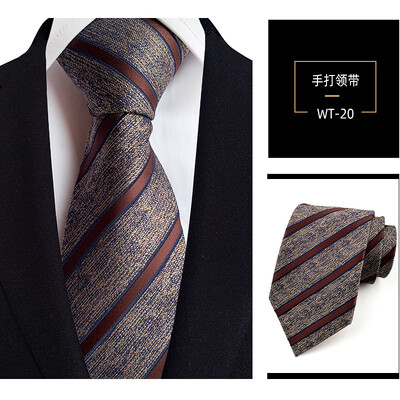 Μεταξωτές γραβάτες 8 εκ. Ανδρικό σχέδιο μόδας Γραβάτα ριγέ Γραβάτες για άντρες Πολυτελές Paisley Κόκκινο Πράσινο Πουκάμισο Γραβάτα γιακά Λαιμόκοψη Cravat Δώρα