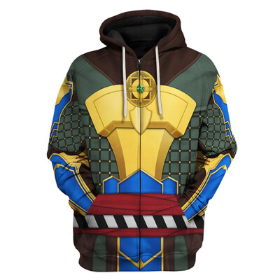 Hra MK Mortal Kombat Graphic Zip Mikina Pánske Oblečenie 3D Tlač Novinky Mikiny a svetre Harajuku y2k Mikiny s kapucňou