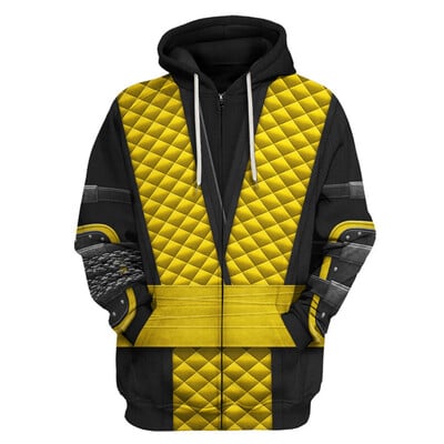 Hra MK Mortal Kombat Graphic Zip Mikina Pánske Oblečenie 3D Tlač Novinky Mikiny a svetre Harajuku y2k Mikiny s kapucňou