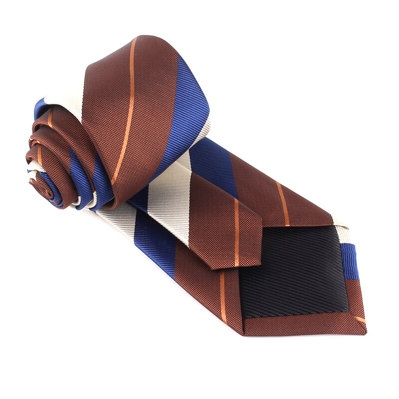 Bărbați Maro Model Cravate Nuntă Cravată Pentru Mireli Bărbați Gâtul Pentru Nuntă Moda Cravate Dungi Pentru Bărbați Femei Cadouri bune