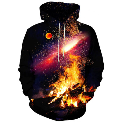 Abstract Smog Graphic Hoodie Ανδρικά ρούχα τρισδιάστατα Traffiti Neon τυπωμένα καινούργια σε γυναικεία φούτερ πουλόβερ Harajuku Fashion Y2k