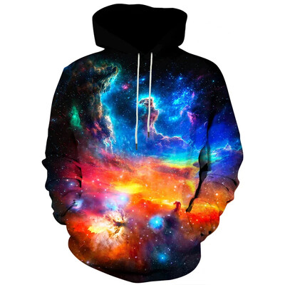 Abstract Smog Graphic Hoodie Ανδρικά ρούχα τρισδιάστατα Traffiti Neon τυπωμένα καινούργια σε γυναικεία φούτερ πουλόβερ Harajuku Fashion Y2k