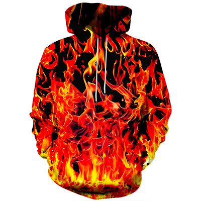Abstract Smog Graphic Hoodie Ανδρικά ρούχα τρισδιάστατα Traffiti Neon τυπωμένα καινούργια σε γυναικεία φούτερ πουλόβερ Harajuku Fashion Y2k