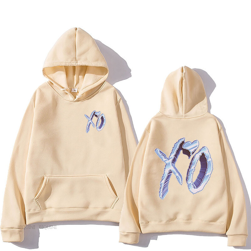 The Weeknd Dawn Fm Hanorac cu imprimeu dublu față Bărbați Femei Îmbrăcăminte supradimensionată Hanorace hip hop la modă Pulovere din fleece Sudadera