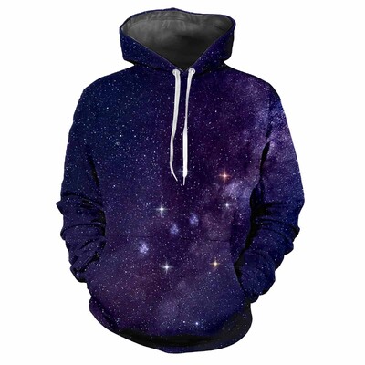 Space 3D Science Fiction Harajuku Printed Street Adventure Προσωποποιημένη Ανδρική Γυναικεία Απαλή Μόδα Street Hip Hop Hoodie