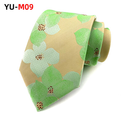 Cravată din poliester Cravată de lux pentru bărbați 8cm Albastru bleumarin Verde Cravate negre Gravatas pentru bărbați Cravate subțiri florale Cămăși de nuntă Cravată