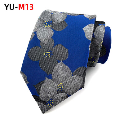 Cravată din poliester Cravată de lux pentru bărbați 8cm Albastru bleumarin Verde Cravate negre Gravatas pentru bărbați Cravate subțiri florale Cămăși de nuntă Cravată