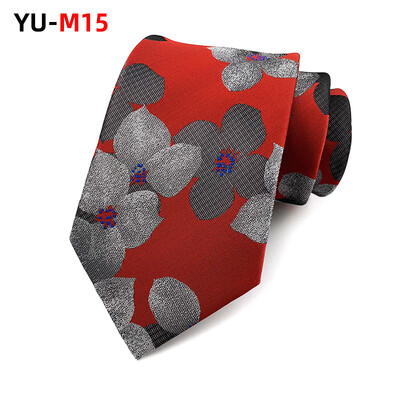 Cravată din poliester Cravată de lux pentru bărbați 8cm Albastru bleumarin Verde Cravate negre Gravatas pentru bărbați Cravate subțiri florale Cămăși de nuntă Cravată