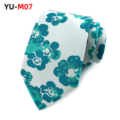 Cravată din poliester Cravată de lux pentru bărbați 8cm Albastru bleumarin Verde Cravate negre Gravatas pentru bărbați Cravate subțiri florale Cămăși de nuntă Cravată