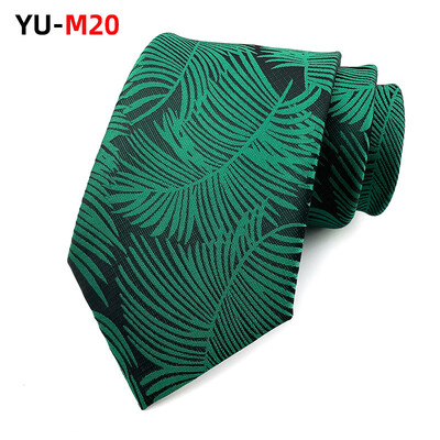 Cravată din poliester Cravată de lux pentru bărbați 8cm Albastru bleumarin Verde Cravate negre Gravatas pentru bărbați Cravate subțiri florale Cămăși de nuntă Cravată