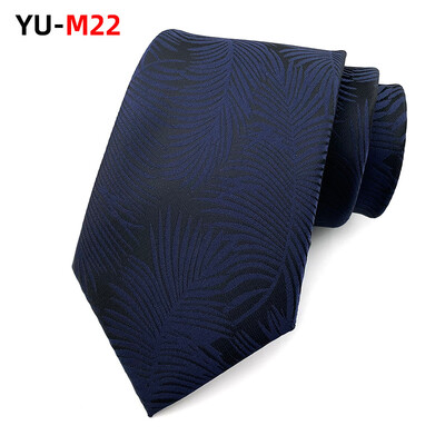Cravată din poliester Cravată de lux pentru bărbați 8cm Albastru bleumarin Verde Cravate negre Gravatas pentru bărbați Cravate subțiri florale Cămăși de nuntă Cravată