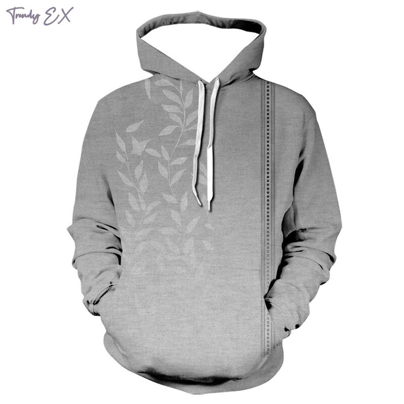 Îmbrăcăminte pentru bărbați 2024, ocazional, model minimalist, imprimeu la modă, hanorac unisex, sport în aer liber, hanorac cu mânecă lungă cu buzunar cangur