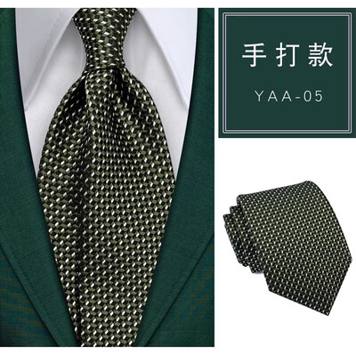 Luksuslik 8 cm meeste lips, roheline lilleliste triipudega täpiline lips mehele peigmehele žakaarkootud kaelalips äripulmapeoks