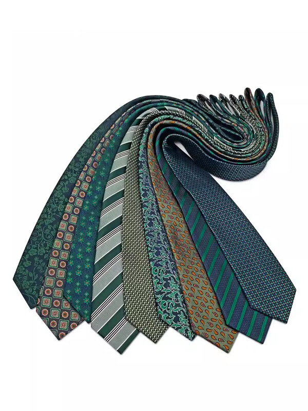 Luksuslik 8 cm meeste lips, roheline lilleliste triipudega täpiline lips mehele peigmehele žakaarkootud kaelalips äripulmapeoks