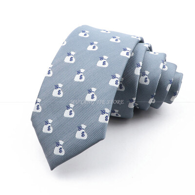 Új vékony 6,5 cm nyakkendő Férfi divatos poliészter nyakkendő piros zöld kormánylapát horgony ing Kiegészítők Irodai Cravat esküvői ajándék