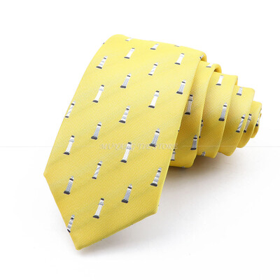 Új vékony 6,5 cm nyakkendő Férfi divatos poliészter nyakkendő piros zöld kormánylapát horgony ing Kiegészítők Irodai Cravat esküvői ajándék