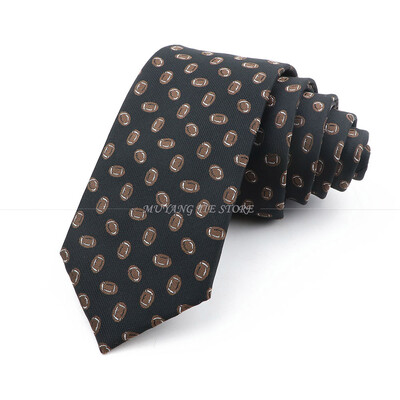 Új vékony 6,5 cm nyakkendő Férfi divatos poliészter nyakkendő piros zöld kormánylapát horgony ing Kiegészítők Irodai Cravat esküvői ajándék