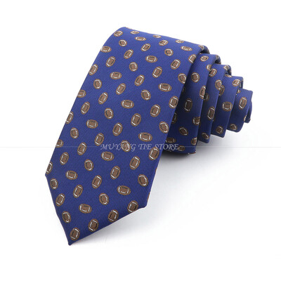 Új vékony 6,5 cm nyakkendő Férfi divatos poliészter nyakkendő piros zöld kormánylapát horgony ing Kiegészítők Irodai Cravat esküvői ajándék