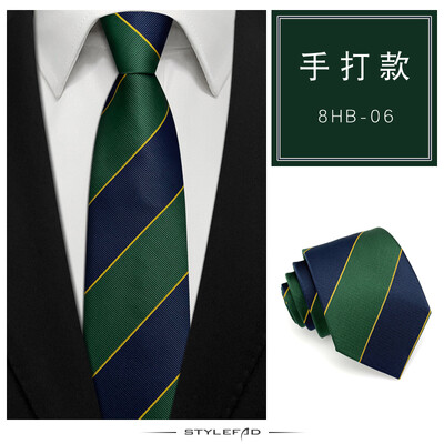 VEEKTIE prekės ženklo žali vintažiniai kaklaraiščiai Vyriški korėjietiško stiliaus gėlėti dryžuoti Paisley Vestuviniai kasdieniai mados šeimininkų marškiniai kostiumai