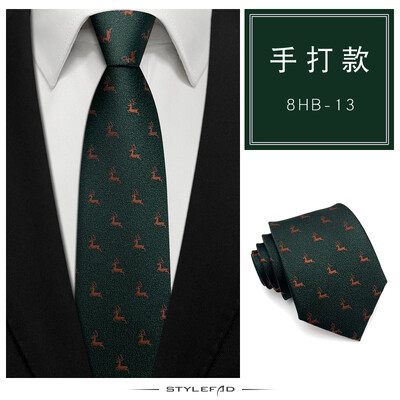 VEEKTIE prekės ženklo žali vintažiniai kaklaraiščiai Vyriški korėjietiško stiliaus gėlėti dryžuoti Paisley Vestuviniai kasdieniai mados šeimininkų marškiniai kostiumai