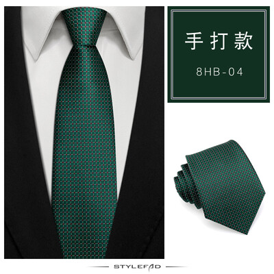 VEEKTIE prekės ženklo žali vintažiniai kaklaraiščiai Vyriški korėjietiško stiliaus gėlėti dryžuoti Paisley Vestuviniai kasdieniai mados šeimininkų marškiniai kostiumai