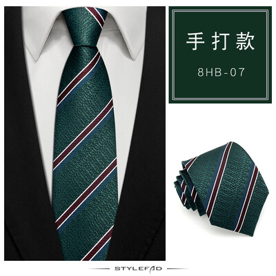 VEEKTIE prekės ženklo žali vintažiniai kaklaraiščiai Vyriški korėjietiško stiliaus gėlėti dryžuoti Paisley Vestuviniai kasdieniai mados šeimininkų marškiniai kostiumai