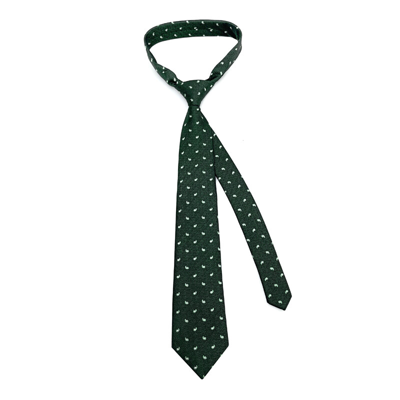 VEEKTIE prekės ženklo žali vintažiniai kaklaraiščiai Vyriški korėjietiško stiliaus gėlėti dryžuoti Paisley Vestuviniai kasdieniai mados šeimininkų marškiniai kostiumai