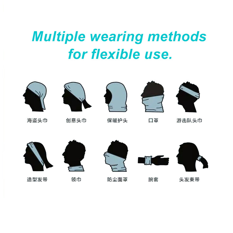 Ausų kabanti kaukė ledo šilko jojimo trikampė galvos skara dviračių įranga veido dengianti kaukė kvėpuojanti lauko sportui nailoninė šauni kaukė