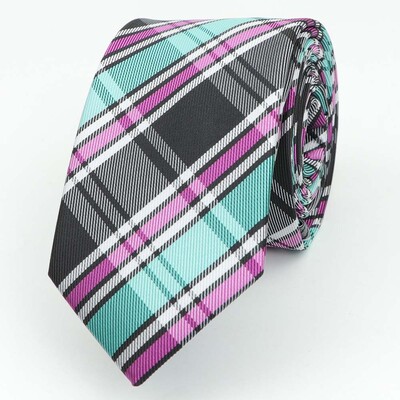 Νέα ανδρική casual γραβάτα κλασική καρό ριγέ Cravat Fashion λεπτές επώνυμες γραβάτες 6 εκ. Για επαγγελματικό πάρτι γάμου