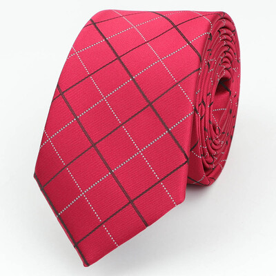 Νέα ανδρική casual γραβάτα κλασική καρό ριγέ Cravat Fashion λεπτές επώνυμες γραβάτες 6 εκ. Για επαγγελματικό πάρτι γάμου