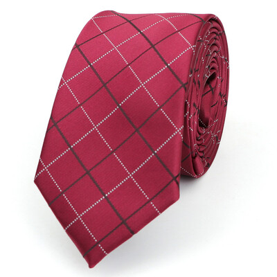 Νέα ανδρική casual γραβάτα κλασική καρό ριγέ Cravat Fashion λεπτές επώνυμες γραβάτες 6 εκ. Για επαγγελματικό πάρτι γάμου