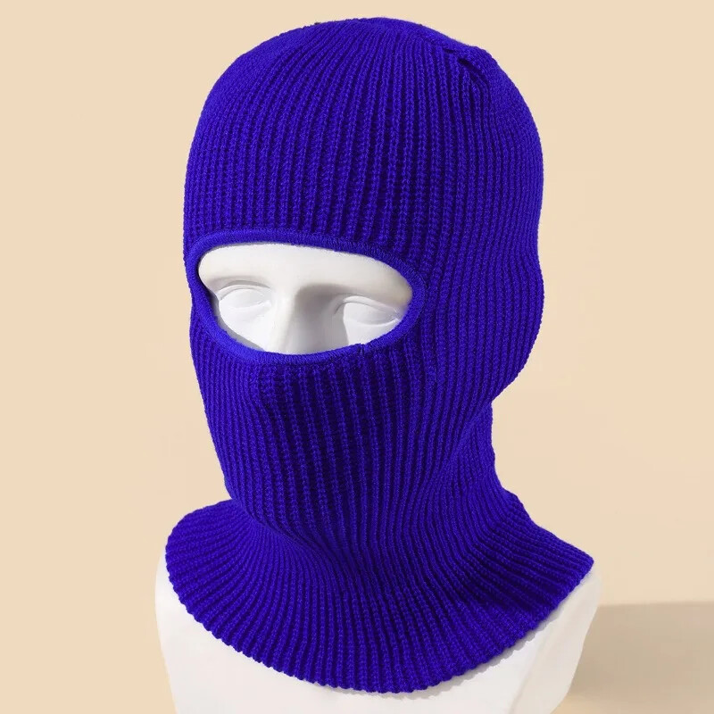 Vintage unisex viena cauruma balaclava beanie rudens ziema āra vienkrāsains vīriešu sieviešu brauciens slēpošanas maska vāciņi konfektes krāsas siltas