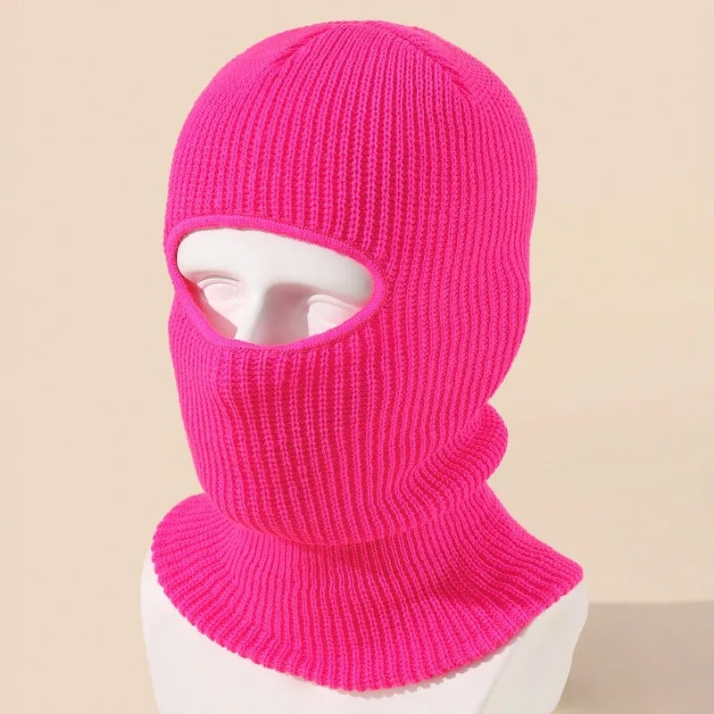 Vintage unisex viena cauruma balaclava beanie rudens ziema āra vienkrāsains vīriešu sieviešu brauciens slēpošanas maska vāciņi konfektes krāsas siltas