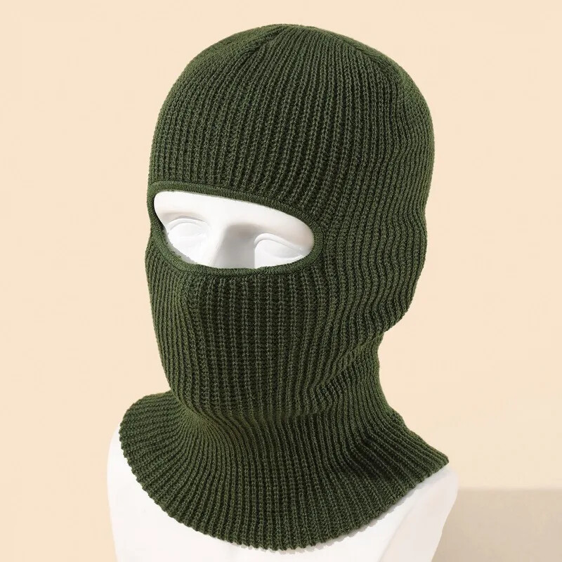 Vintage unisex viena cauruma balaclava beanie rudens ziema āra vienkrāsains vīriešu sieviešu brauciens slēpošanas maska vāciņi konfektes krāsas siltas