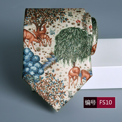 Νέες ανδρικές γραβάτες 8 εκατοστών Πολυτελής γραβάτα Kravaty Corbatas De Hombres Γραβάτα με στάμπα διακοσμητικό σχέδιο Cravat