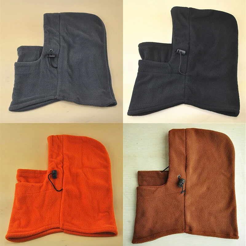 Muži Ženy Tvárová maska Termo flísová kukla s kapucňou Swat Wind Stopper Zimná čiapka Outdoor Oblečenie Doplnky
