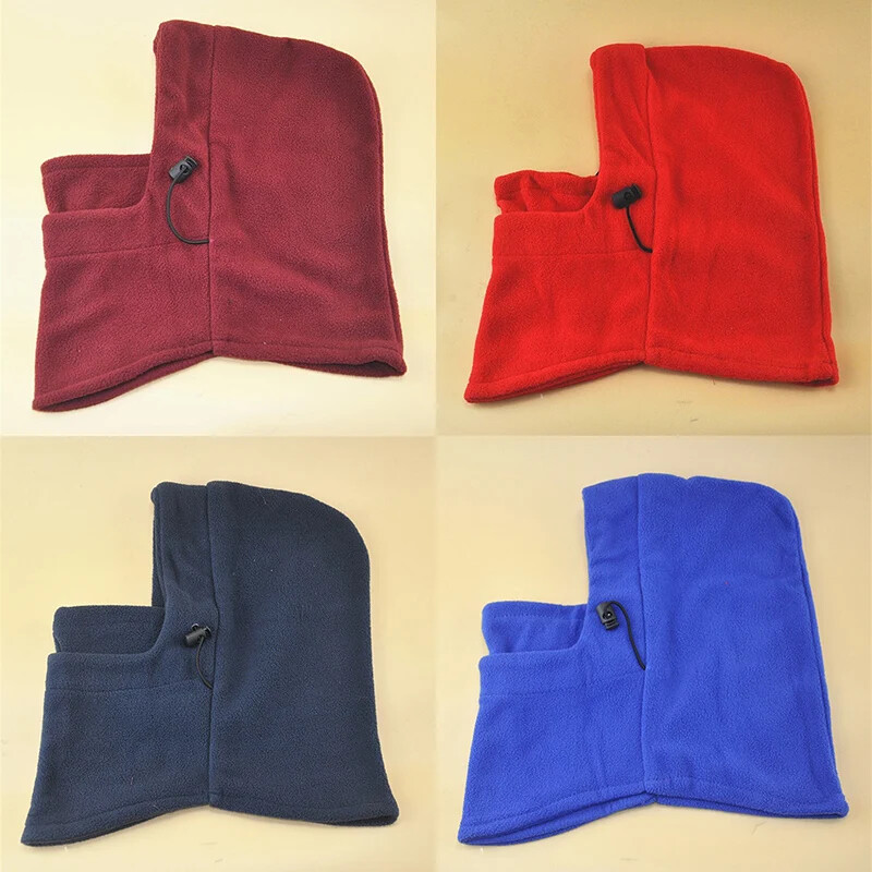 Muži Ženy Tvárová maska Termo flísová kukla s kapucňou Swat Wind Stopper Zimná čiapka Outdoor Oblečenie Doplnky