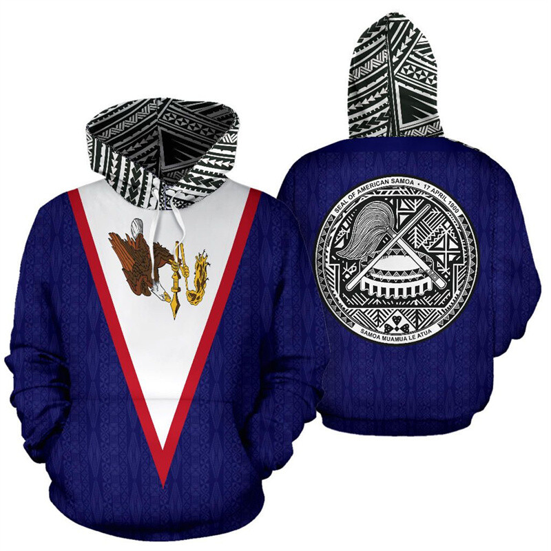 Αμερικανική Σαμόα 3d Printed Graphic Hoodie Polynesian Over Hoodie Flag Νέα σε φούτερ και φούτερ Πουλόβερ κουκούλα για άνδρες