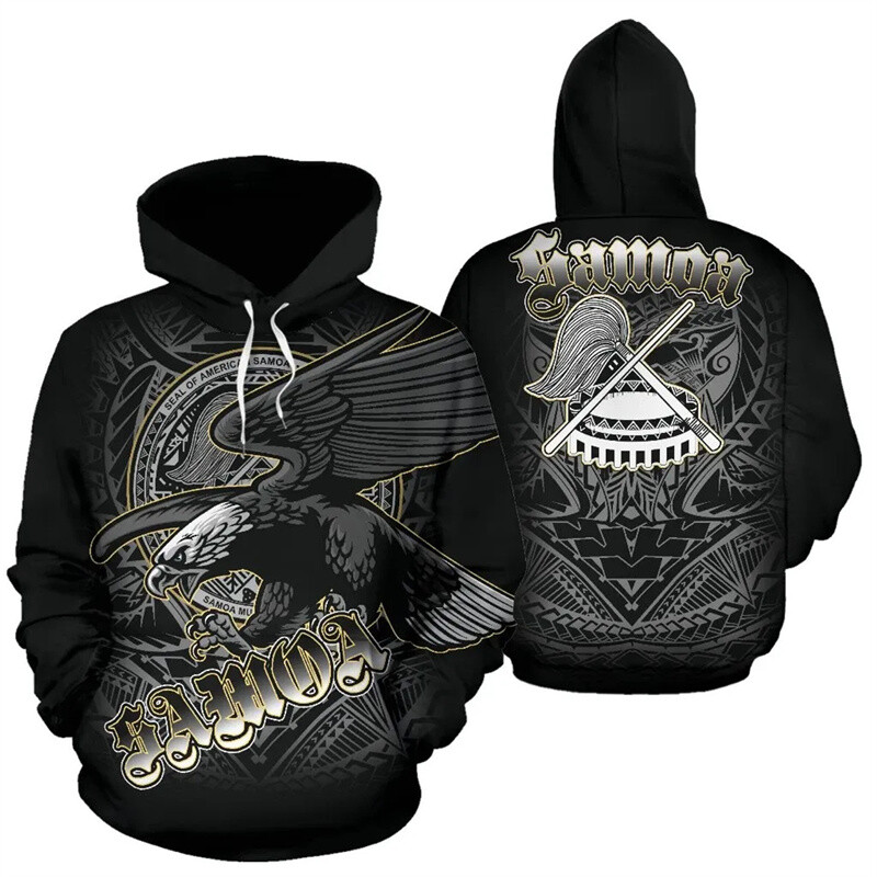 Αμερικανική Σαμόα 3d Printed Graphic Hoodie Polynesian Over Hoodie Flag Νέα σε φούτερ και φούτερ Πουλόβερ κουκούλα για άνδρες