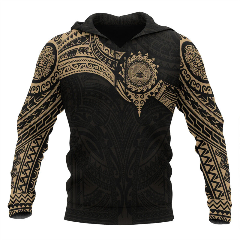 Αμερικανική Σαμόα 3d Printed Graphic Hoodie Polynesian Over Hoodie Flag Νέα σε φούτερ και φούτερ Πουλόβερ κουκούλα για άνδρες